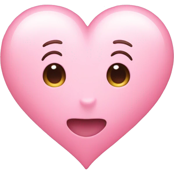 Light pink heart  emoji