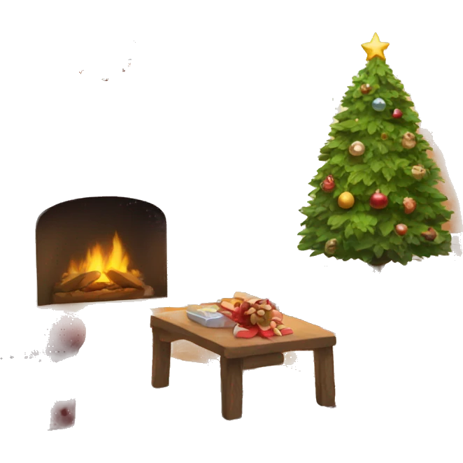 Cozy Christmas objects  emoji
