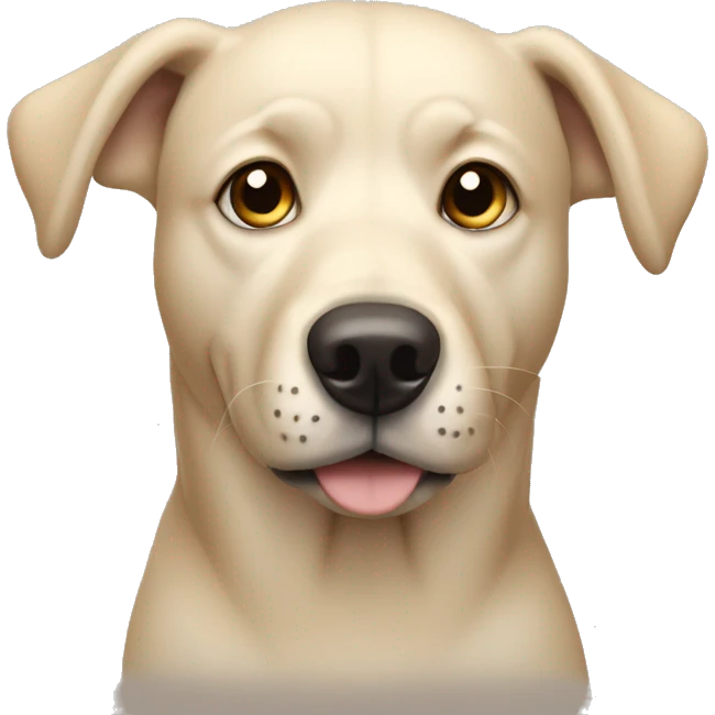 light beige dog emoji