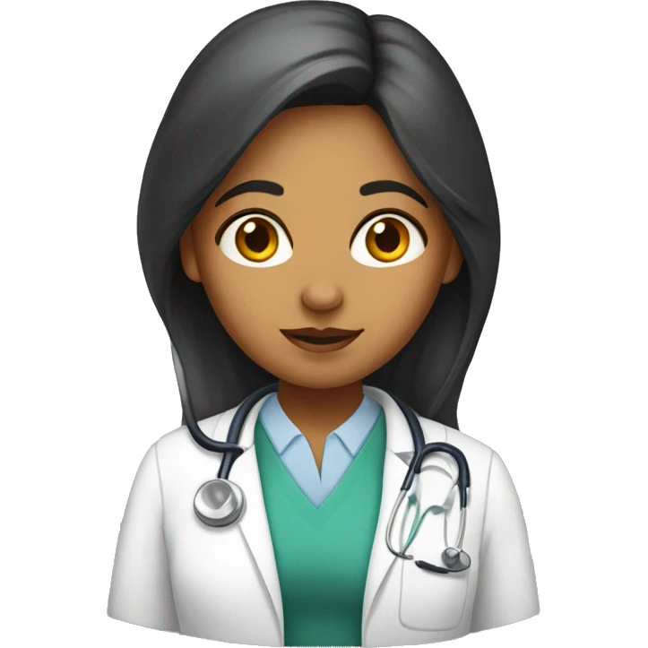 indian doctor female emoji