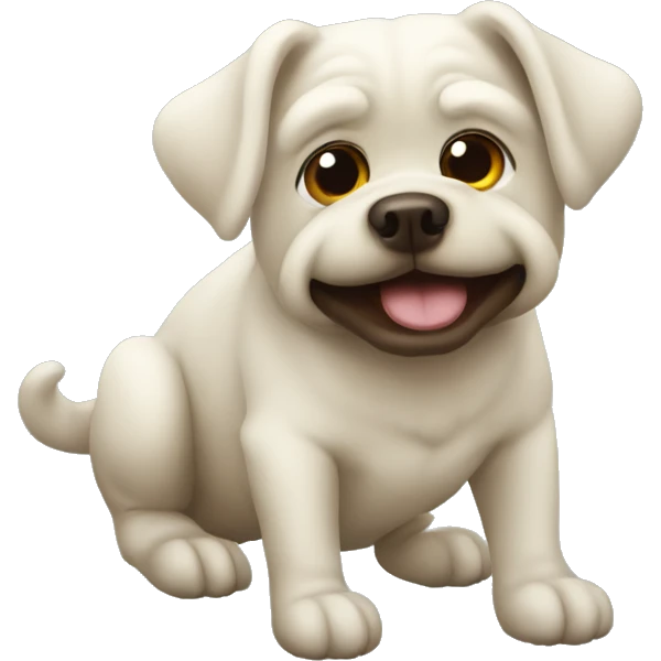 Sapo encima de un perro  emoji