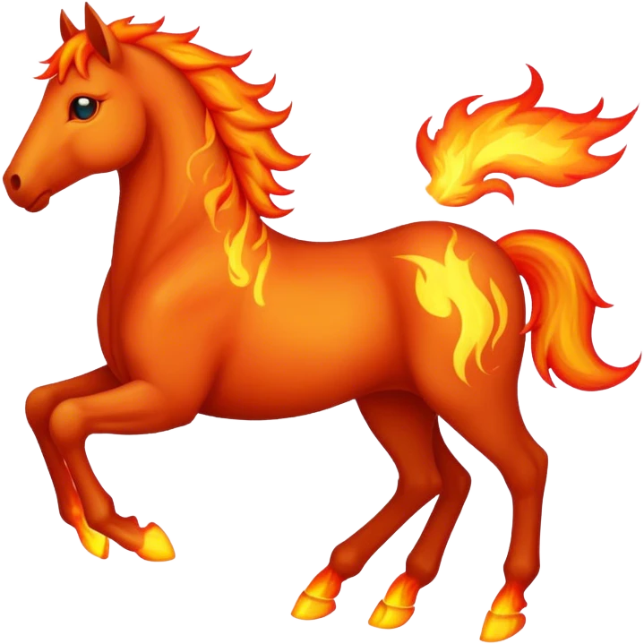 Horse Fire emoji