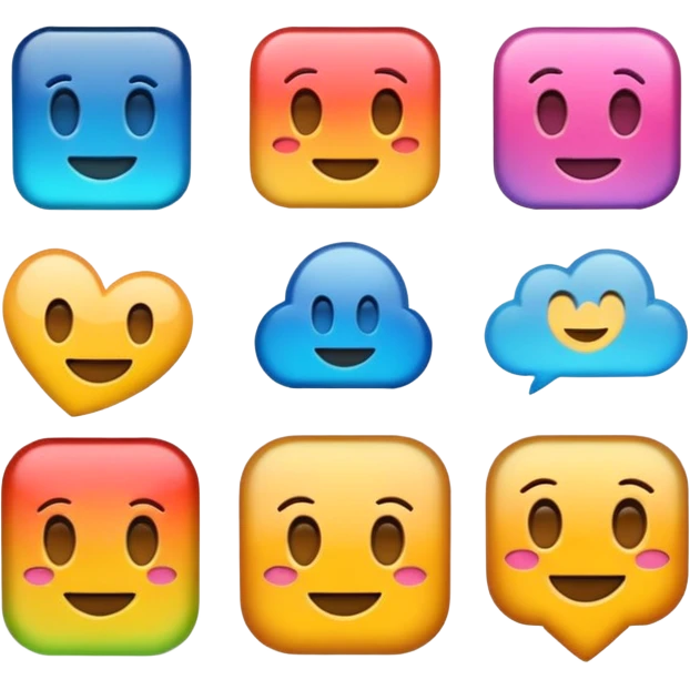 logos de mensajes  emoji