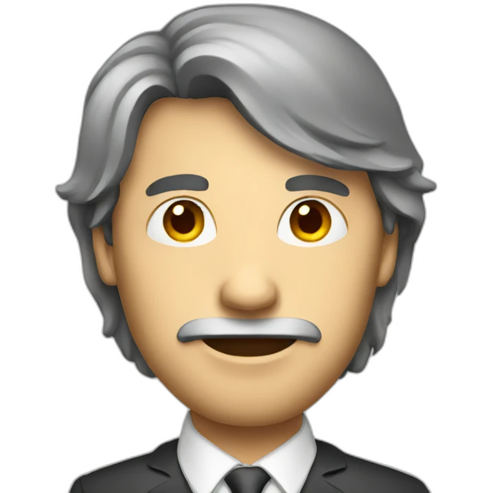 Man executive emoji