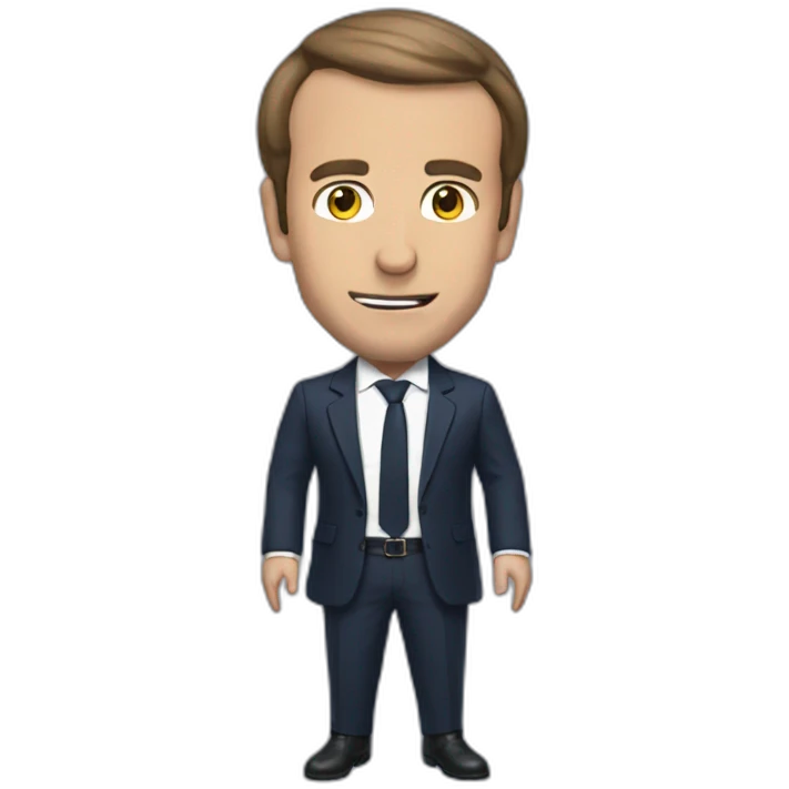Macron qui rigole emoji