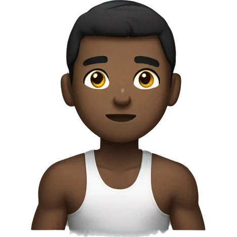 
20 year old dark-skinned young man boxing

 emoji