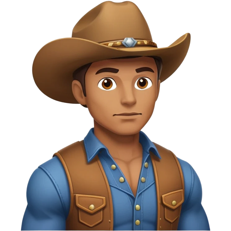 Sexy cowboy emoji