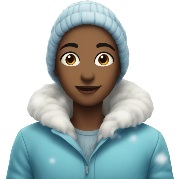 pretty snow  emoji