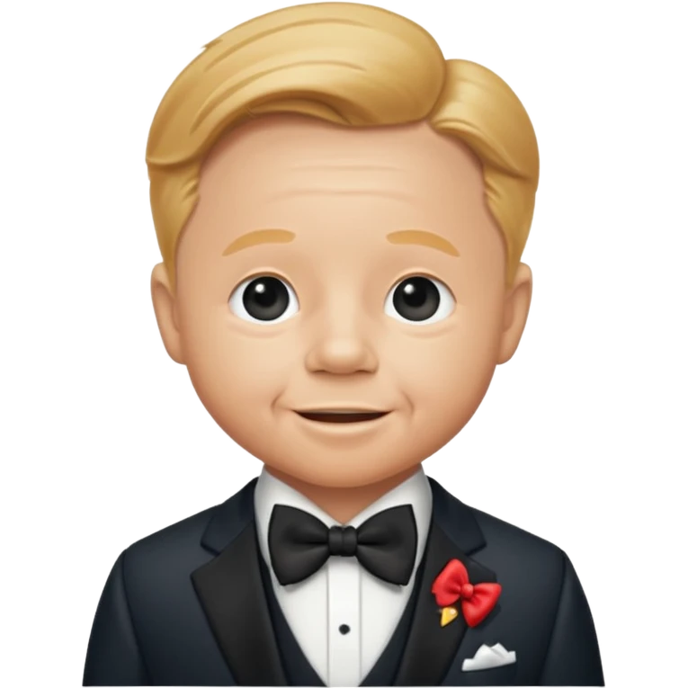 Mickey Rooney with suit with bow tie emoji