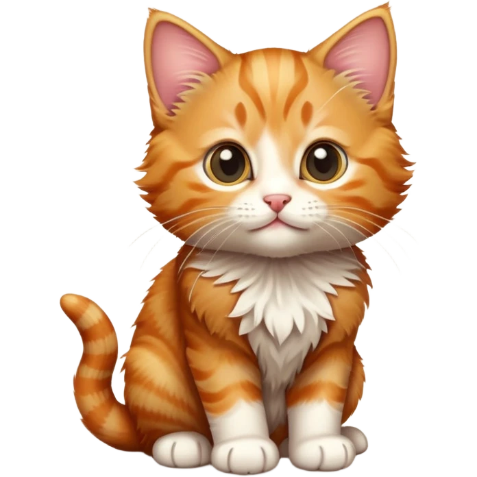 Ginger tabby kitten emoji