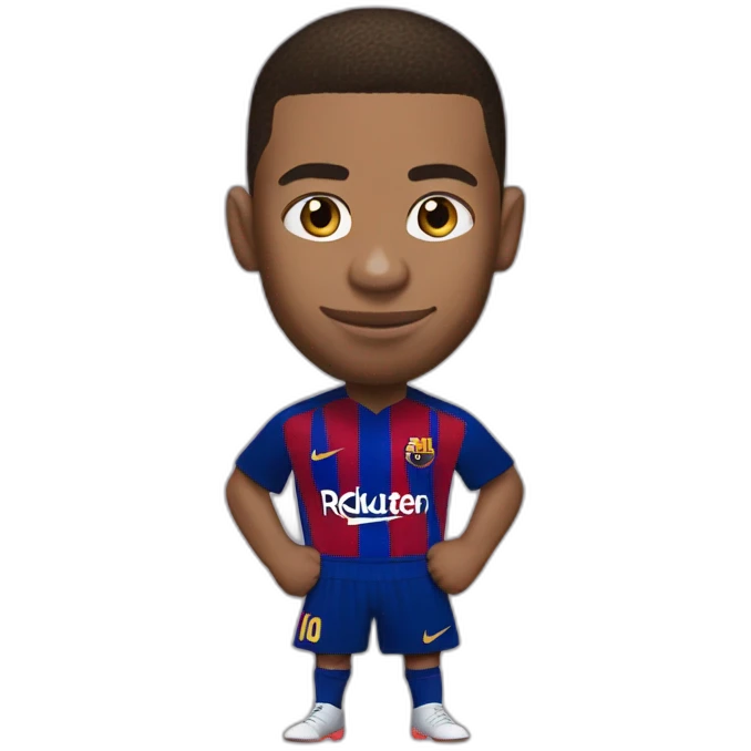 mbappe boxe messi emoji