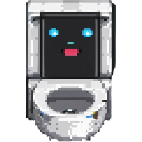 Skibidi Toilet with a face emoji