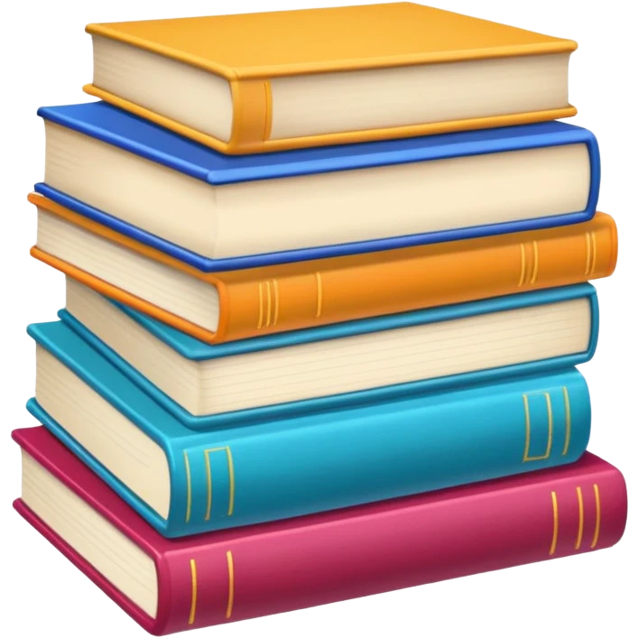 Libros para regreso a clases emoji