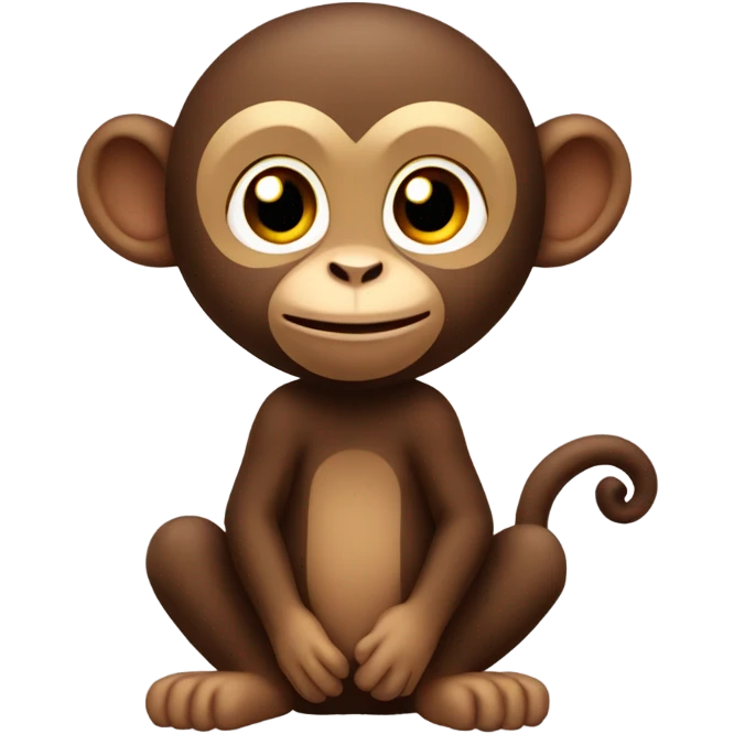 Poopie monkey emoji