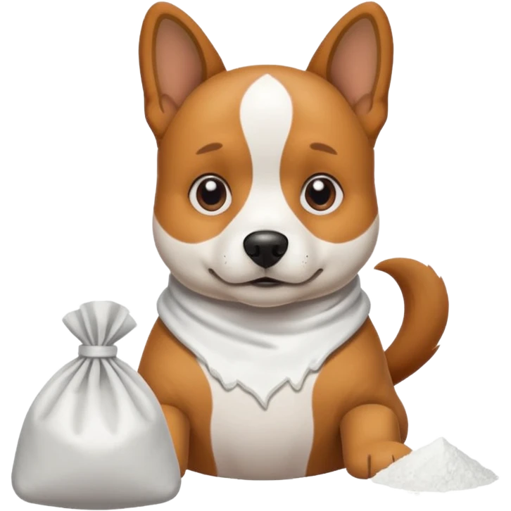 Dog selling crack emoji