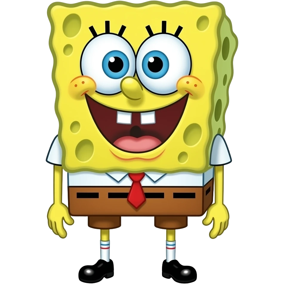 Bob l’éponge qui se retient de rire emoji