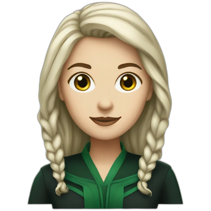 slytherin white woman emoji