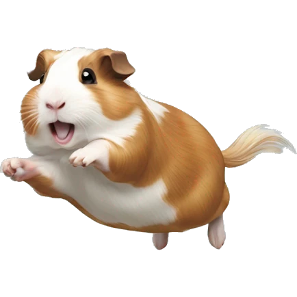 Guineapig jumping emoji
