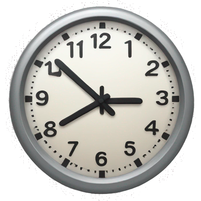 Clock it hand emoji