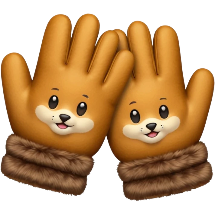 fur gloves emoji