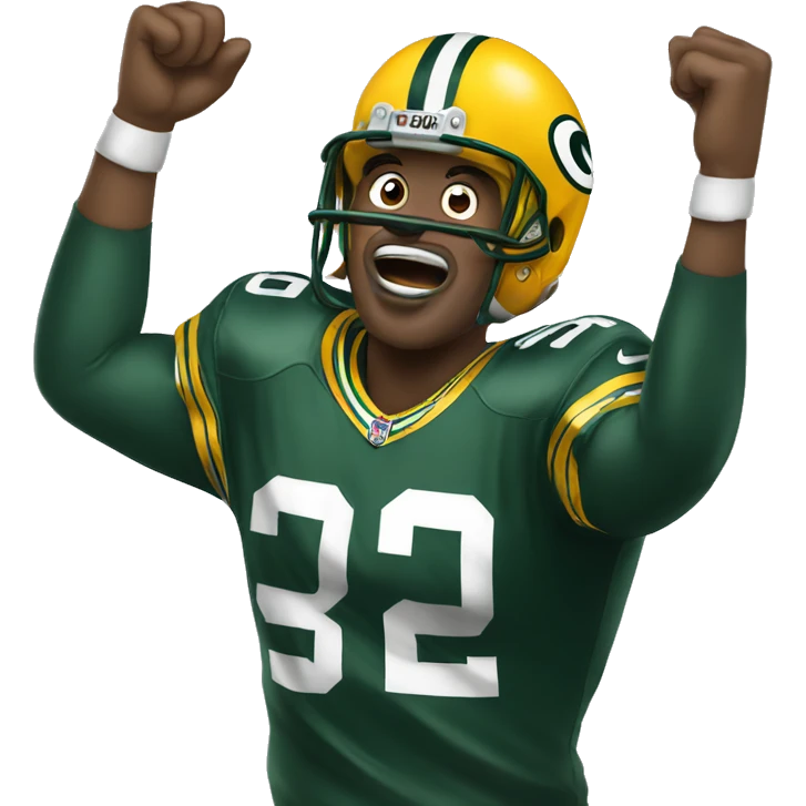 Packers beating eagles emoji
