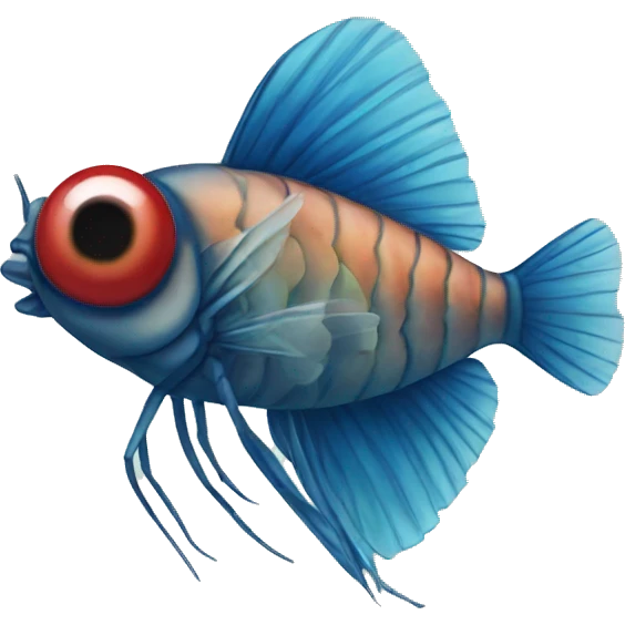 Fish fly emoji