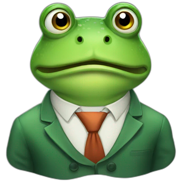 Boss frog emoji