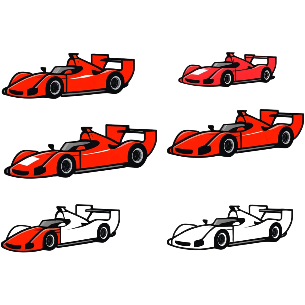 red race car emoji