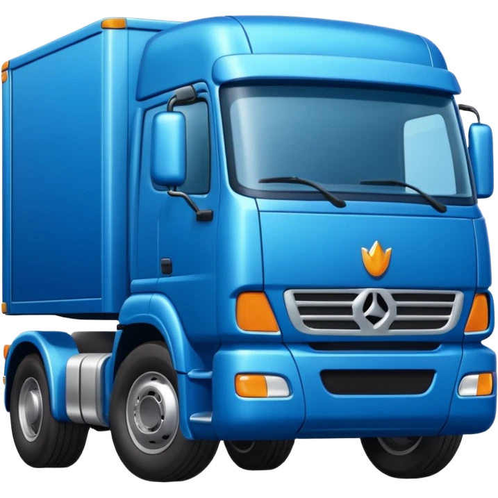 camion bleu emoji