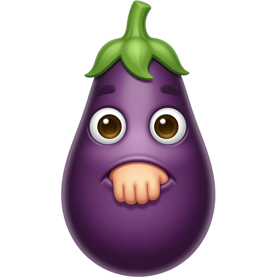 Eggplant dick emoji