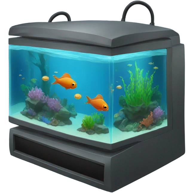  aquarium in a computer emoji