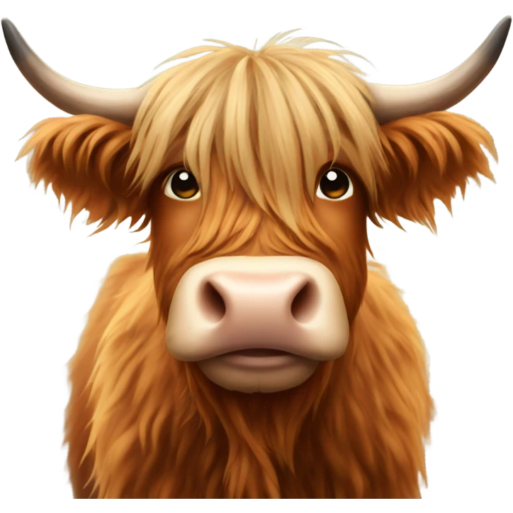Highland cow emoji