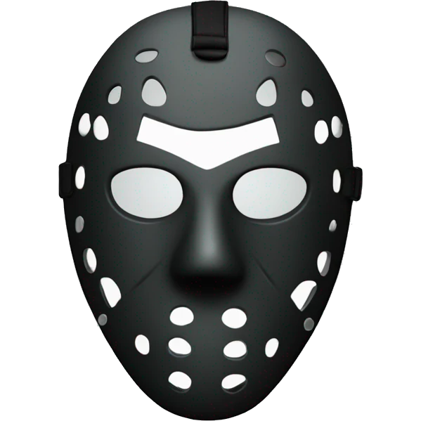 Friday 13th hockey mask emoji