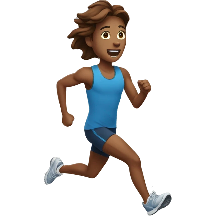 run like a cat emoji