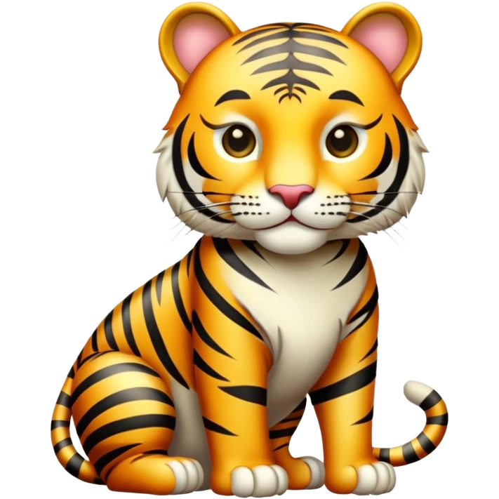 Coquette tiger emoji