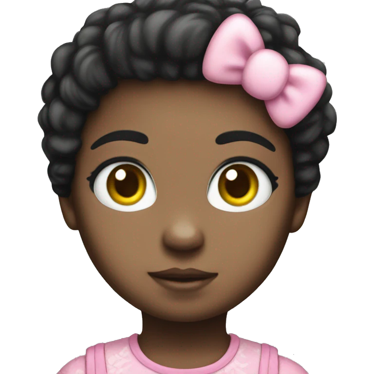 Hello kitty big eyes emoji