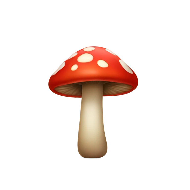red mushroom emoji