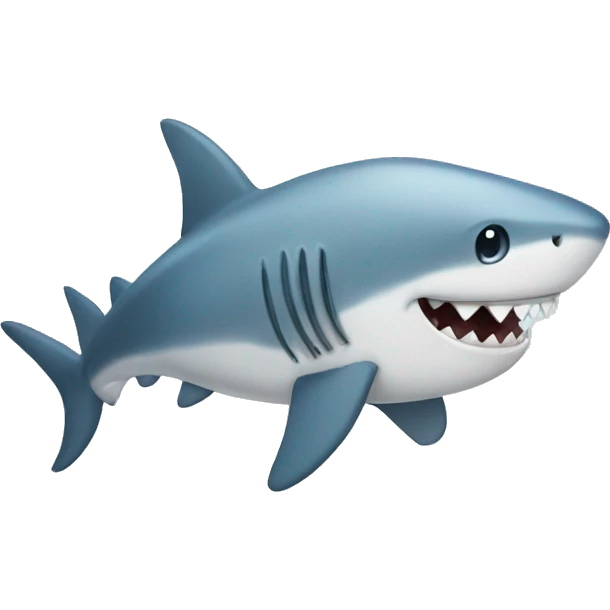 cute shark  emoji