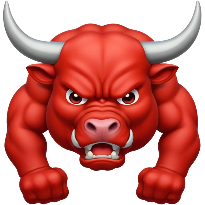 A dangerous bull symbol emoji