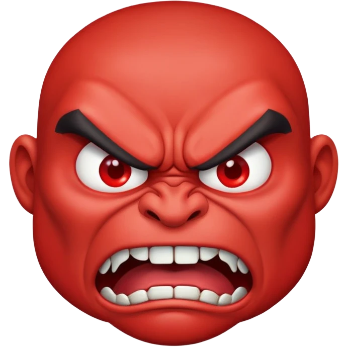 angry face emoji