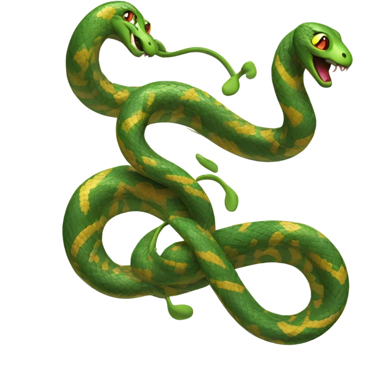 Dancing snakes  emoji