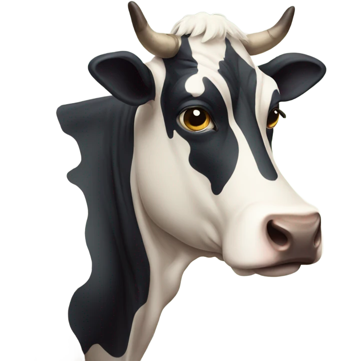 sad cow emoji