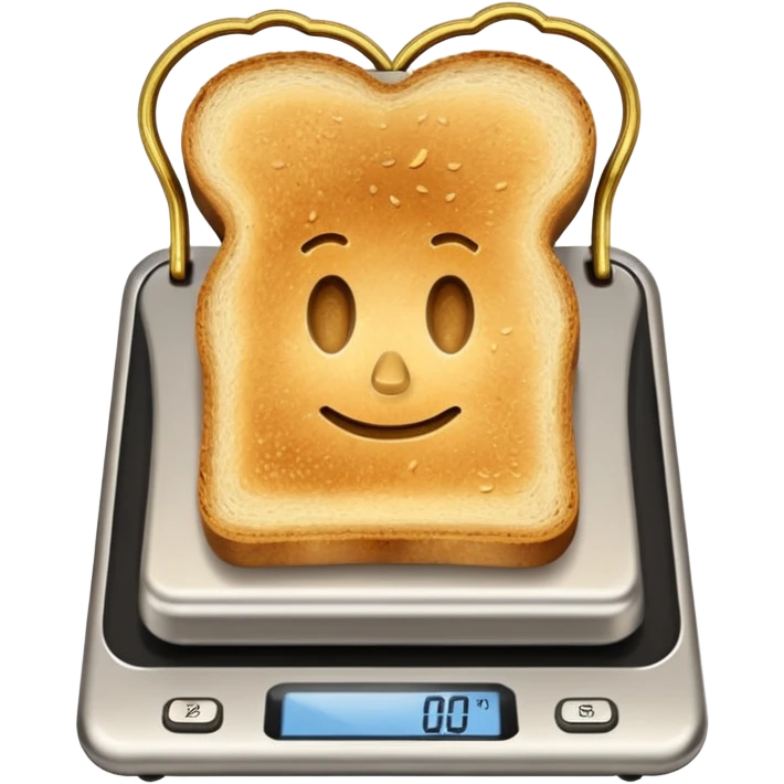 toast Weighing scale emoji