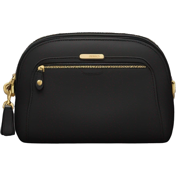 Black coach purse emoji