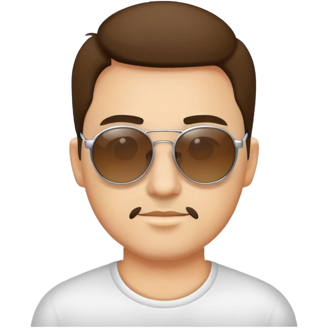 round lord print sunglasses  emoji