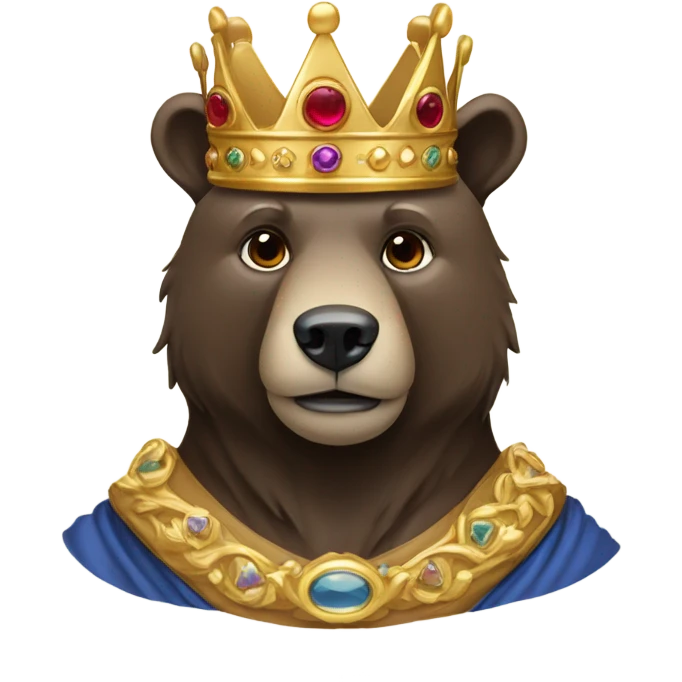 queen bear emoji