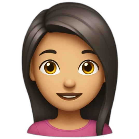 Brun gril shy emoji