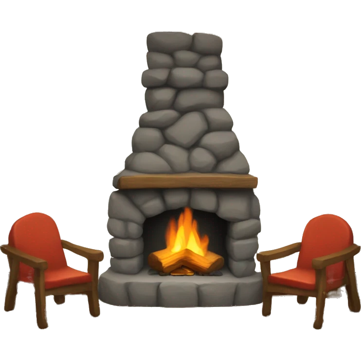 camp fireplace emoji