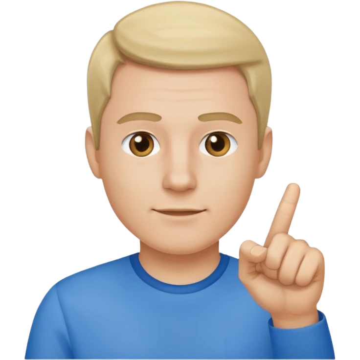 man pointing to the right emoji