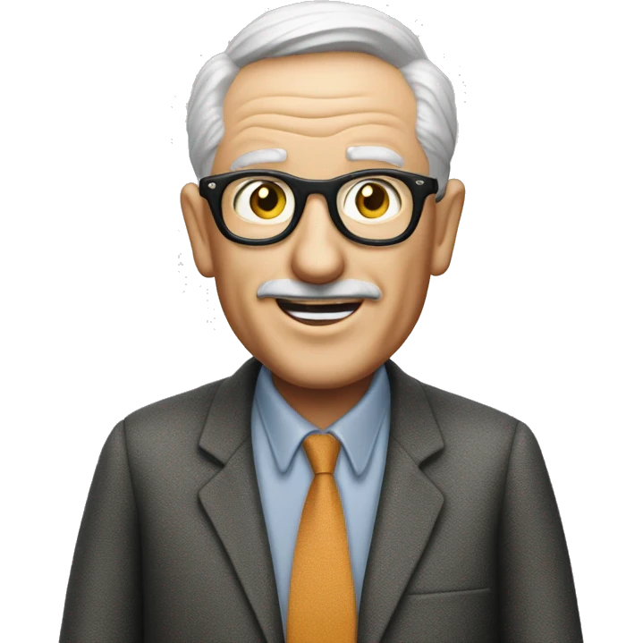 Bob Carey with Leica rangefinder camera emoji
